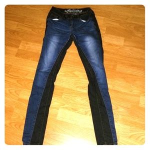 Blue two toned jeans